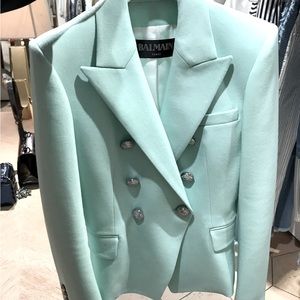 New no Tags Balmain Double-Breasted Tailored Blazer Women's EU 36